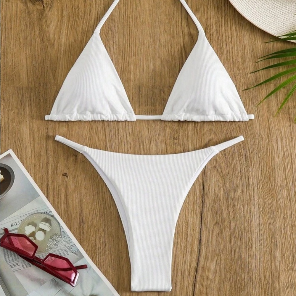 White bikini